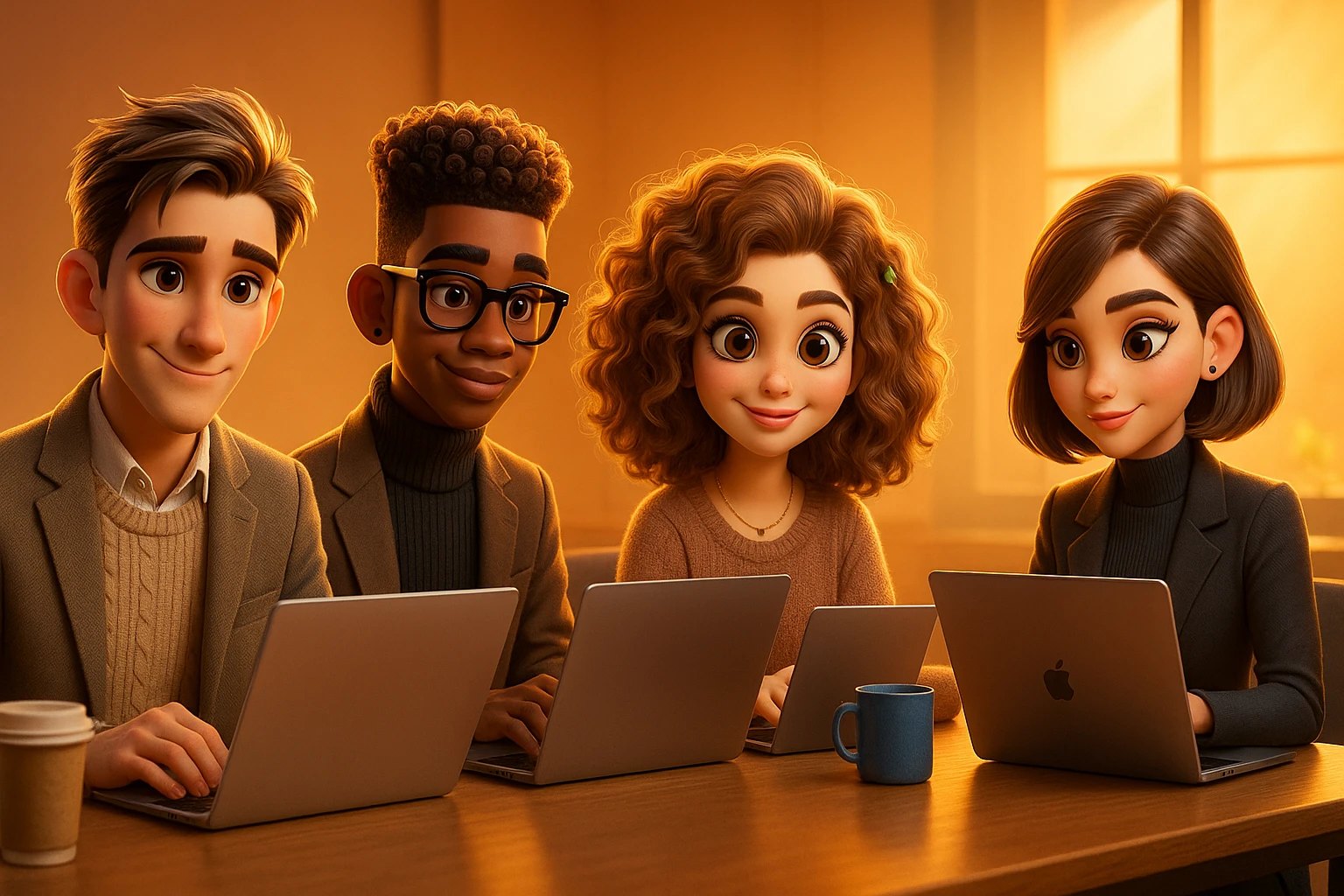 Les agents IA d'Agentova en avatars 3D